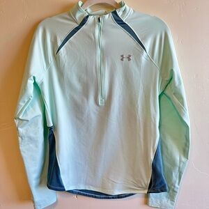 Under Armour Mint and Dark Blue Sweatshirt